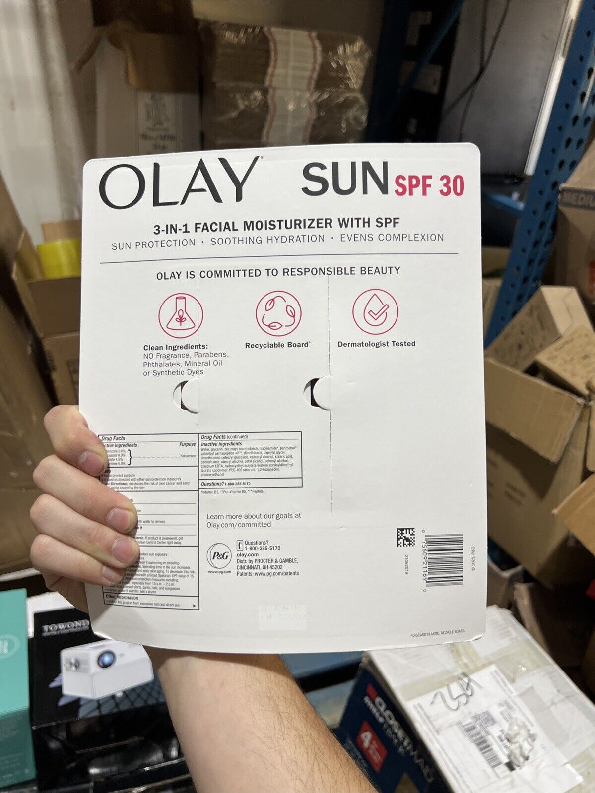 SEALED 2PACK Olay Sun Hydrating 3-in-1 Facial Moisturizer with SPF 30 1.7 Fl Oz