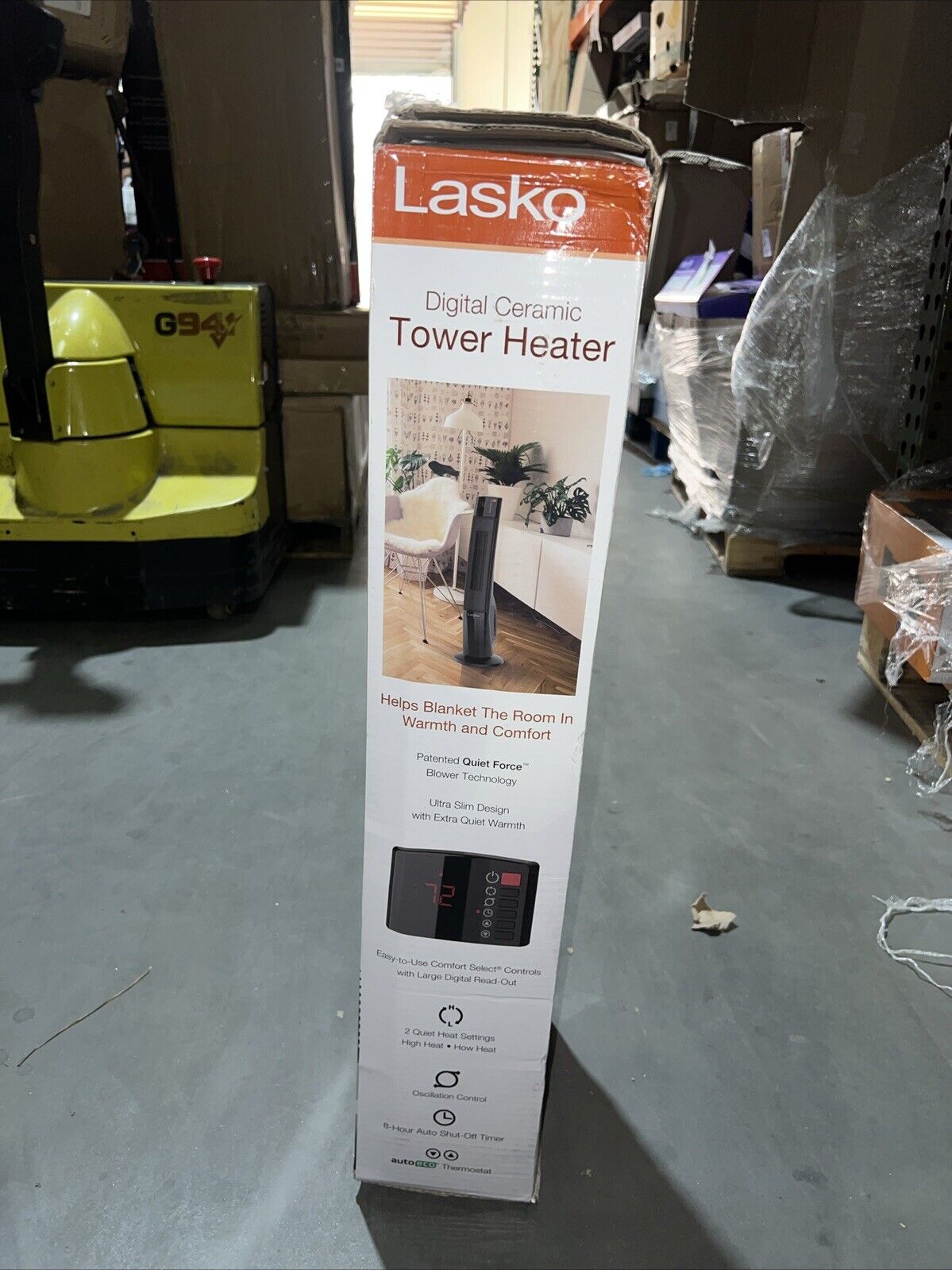 Lasko Oscillating 32" Ceramic Tower Space Heater 1500W (missing Controller)