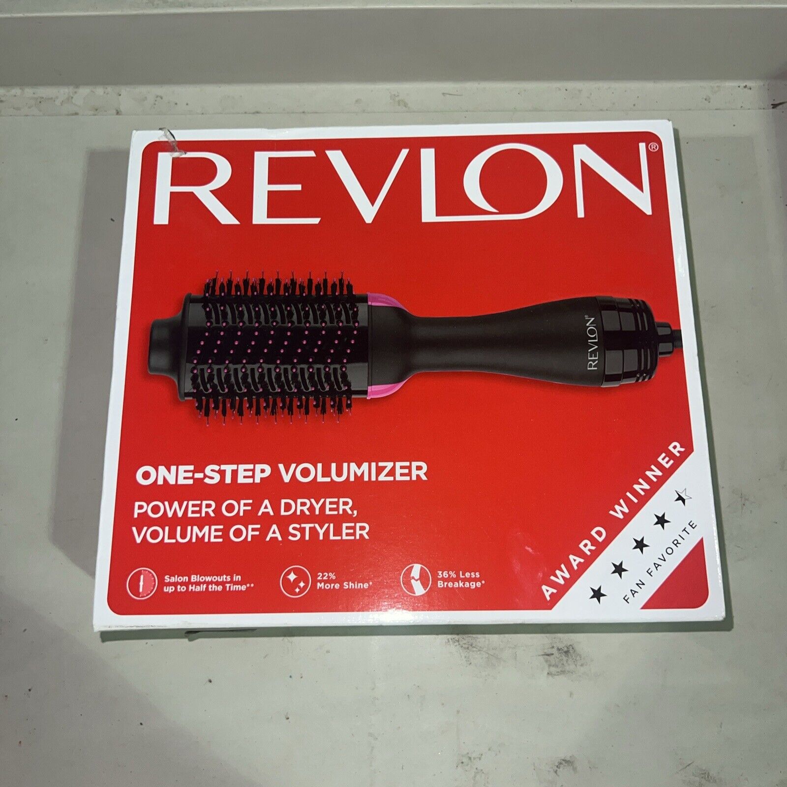 Revlon One Step Volumizer Plus Hair Dryer Styler Salon-Style Blowouts Black