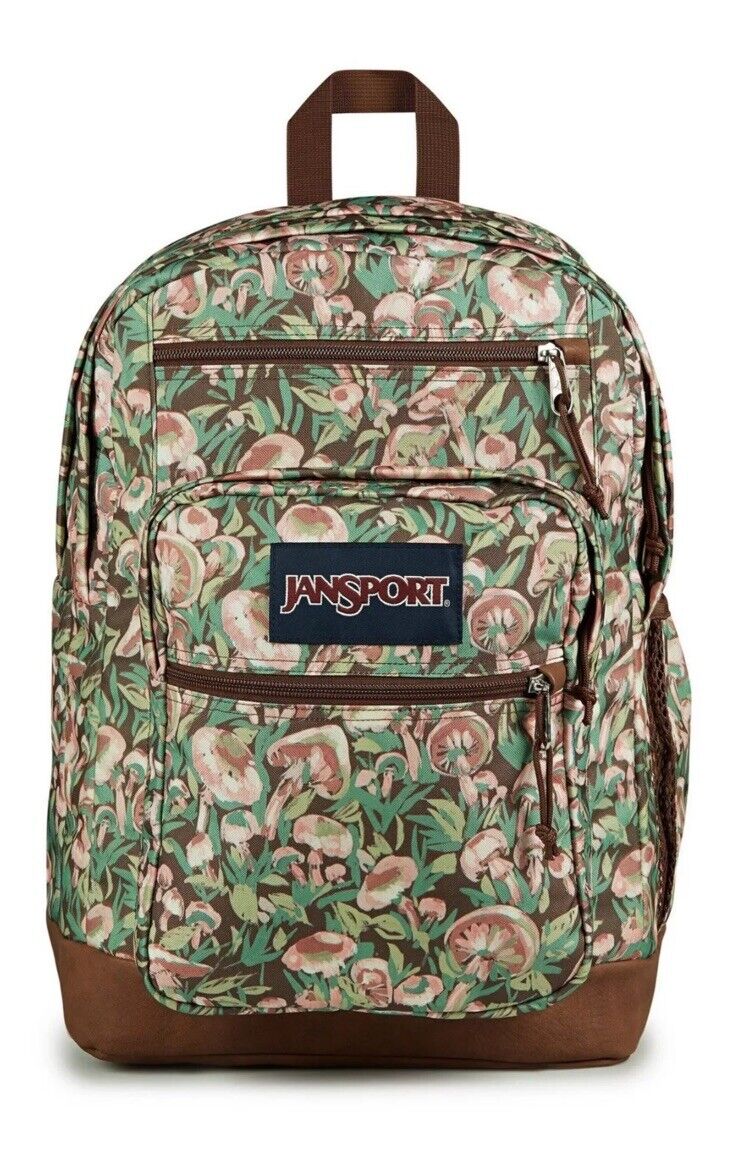 JanSport Cool Student 17.5" Backpack - Painterly Mushroom