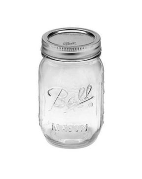 Ball Glass Canning Mason 16 oz Regular Mouth Jars, 20 ct with Lid Set, Ideal ...