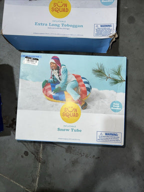 NEW in Box! Sun Squad Inflatable Snow Tube 36” Diameter Easy Grab Handles