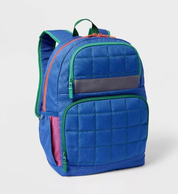 Kids' Novelty 17" Backpack Quilted Blue - Cat & Jack️