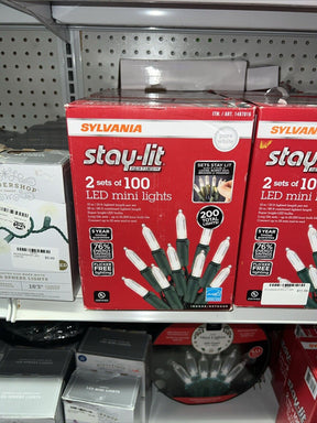 Sylvania Stay-lit Platinum 2 Of 100 LED Indoor Outdoor Lights