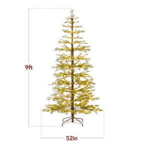 Best Choice Products Pre-Lit Sparse Christmas Tree 6Ft Artificial Pine Holiday D