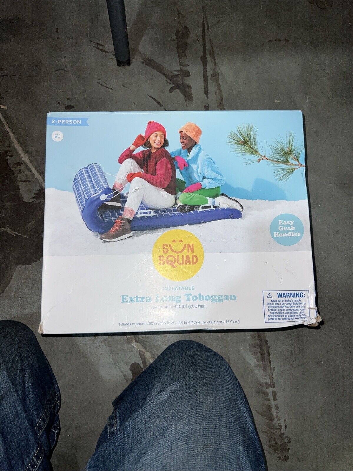 Extra Long Toboggan Sun Squad Sled Inflatables 