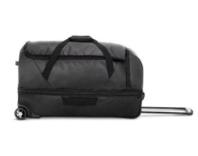 High Sierra 28" Wheeled Drop Bottom Duffel Bag - Black Graphic Carton