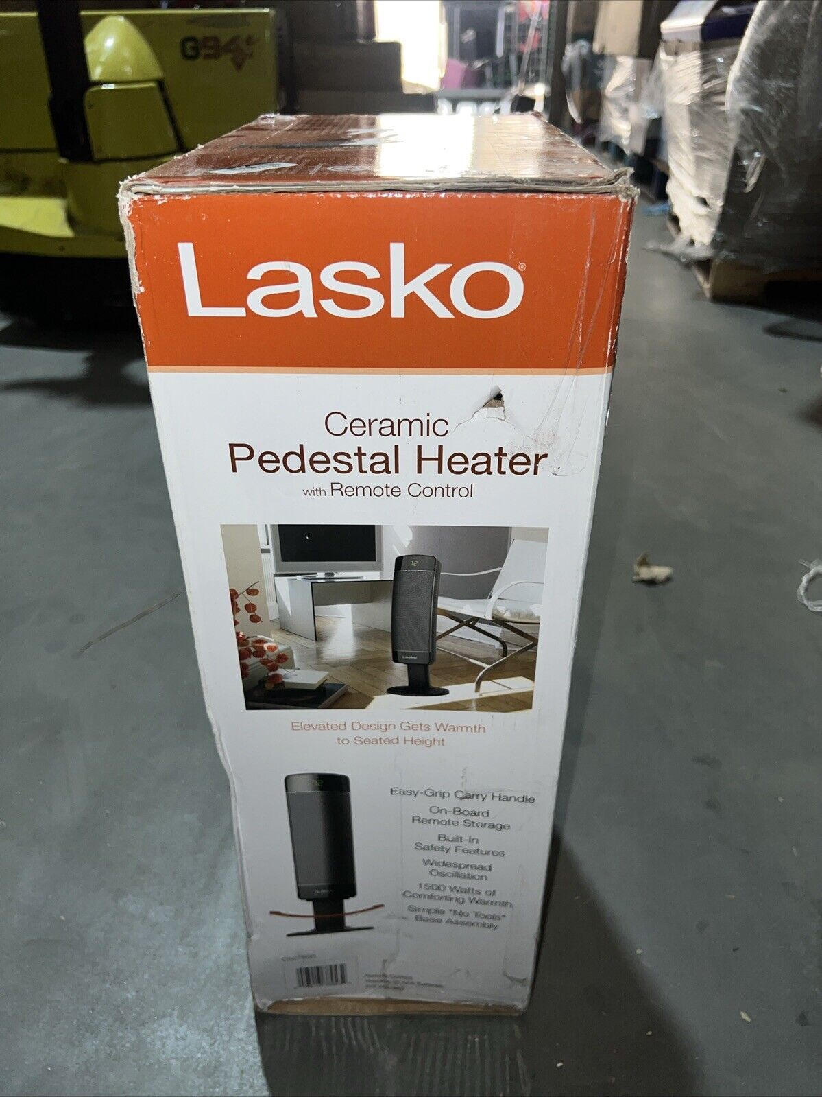 Lasko Digital Ceramic Pedestal Tower Portable Space Heater w/ Remote 1500W