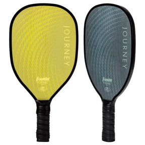 (Missing One Ball) Franklin Sports 2 Player Wood Journey Pickleball Paddle Ball