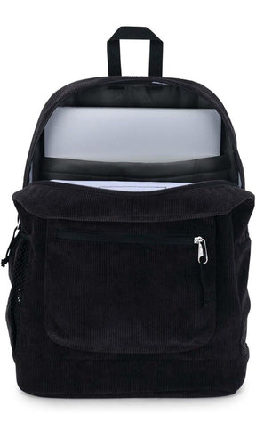 Jansport Black Corduroy Student Backpack