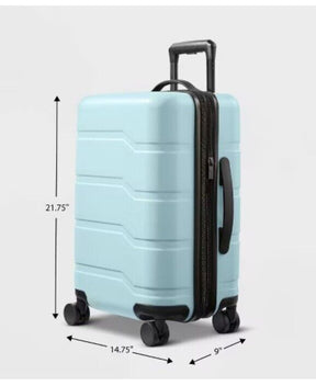 Open Story Hardside Medium Checked Luggage Hardshell Spinner Suitcase