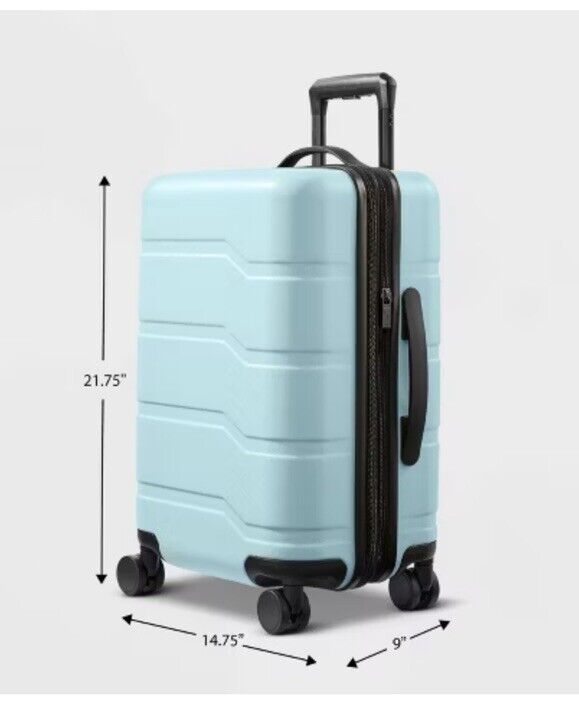 Open Story Hardside Medium Checked Luggage Hardshell Spinner Suitcase