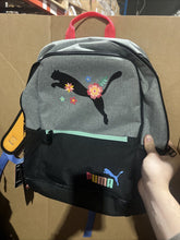 PUMA Backpack Kids Eclipse 18.5" - Gray/Black/Floral 15" Laptop Sleeve NWT