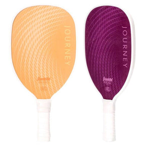 Franklin Sports 2 Player Wood Journey Pickleball Paddle Ball Se- Purple/Orange