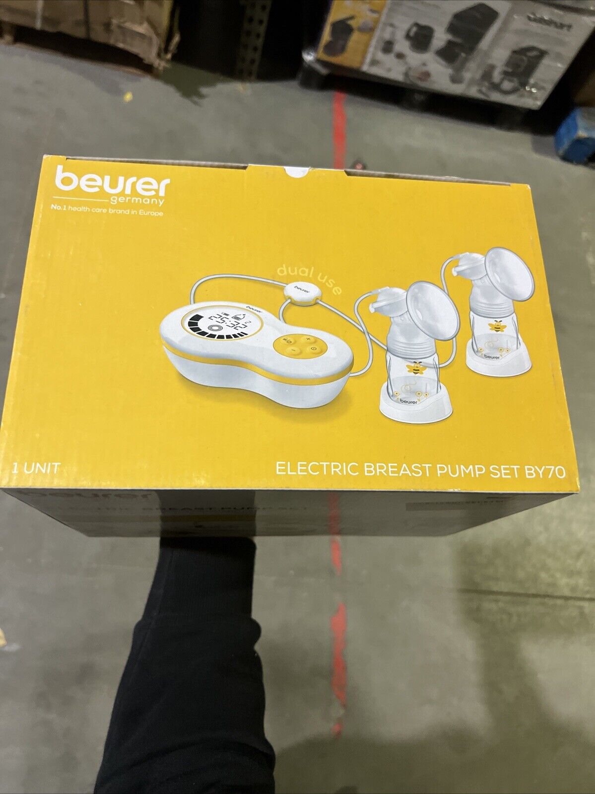 Beurer BY70 Dual Wearable Breast Pump, Avent & Nuk Compatible, 10 Pump Levels