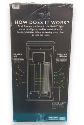 Member's Mark HT1216NUV Infrared Tower Heater 23" Heat Up To 1000 Sq Ft 1YEARWAR