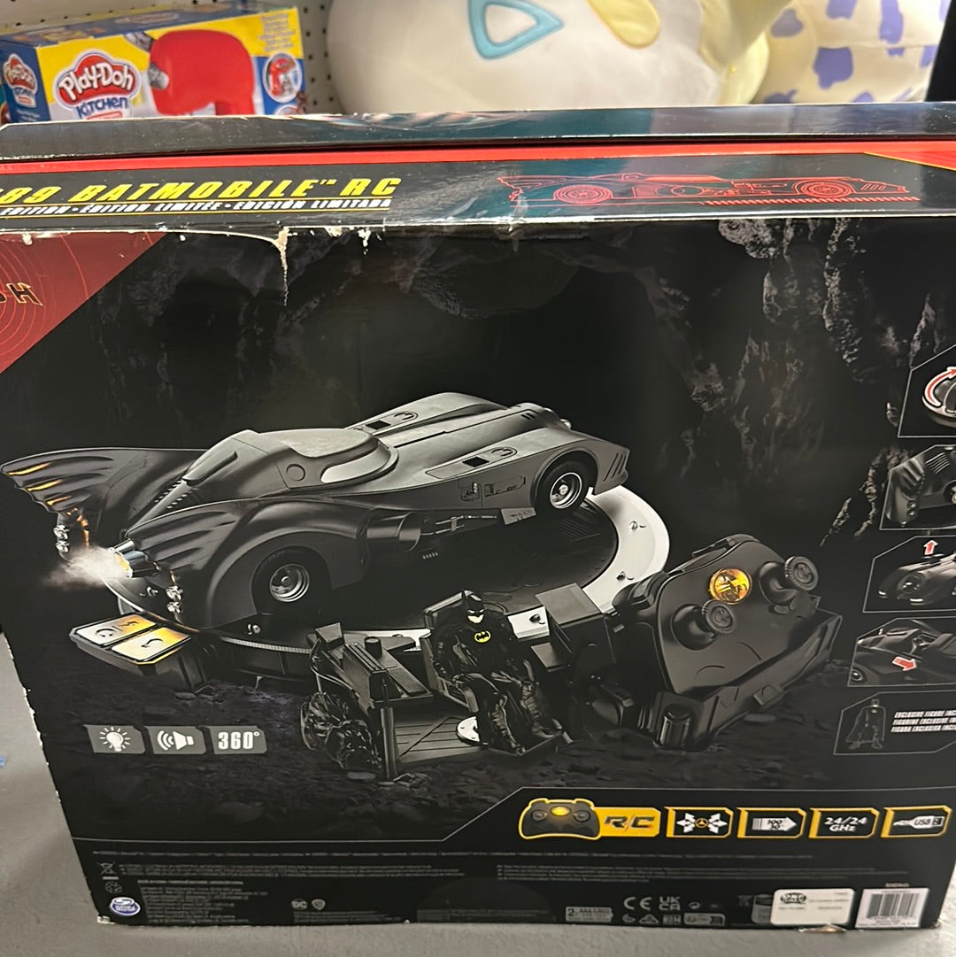 DC Comics Limited Edition 1989 Batmobile RC with Action Figure