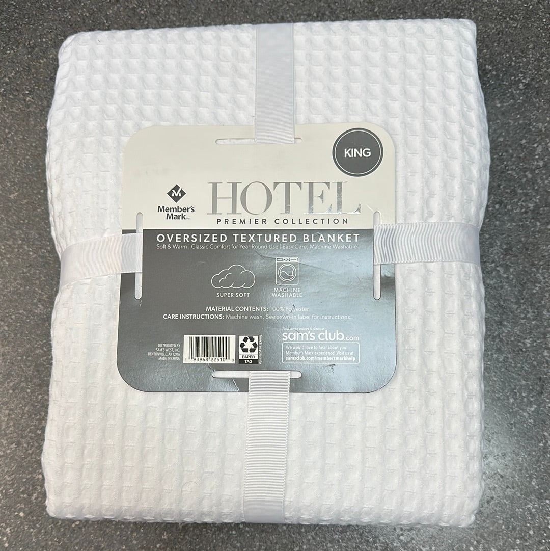 Hotel Premier Collection Oversized Textured Blanket