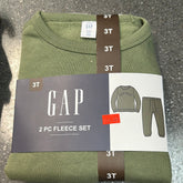 GAP 2pc fleece set 3T