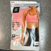 2 PK Seamless Racerback Sports Bra Pink L