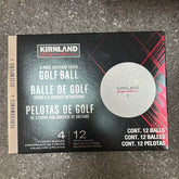 12 Balls Golf Kirkland 3 Piece Urethane Cover