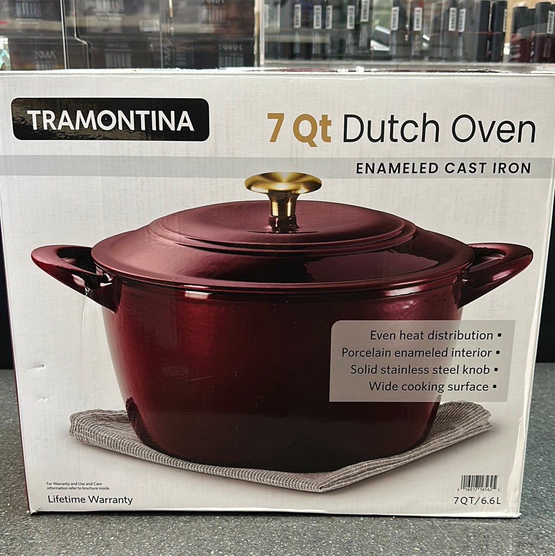 Tramontina 7QT Dutch Oven Cast Iron