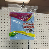 Heavy duty cellulose sponges