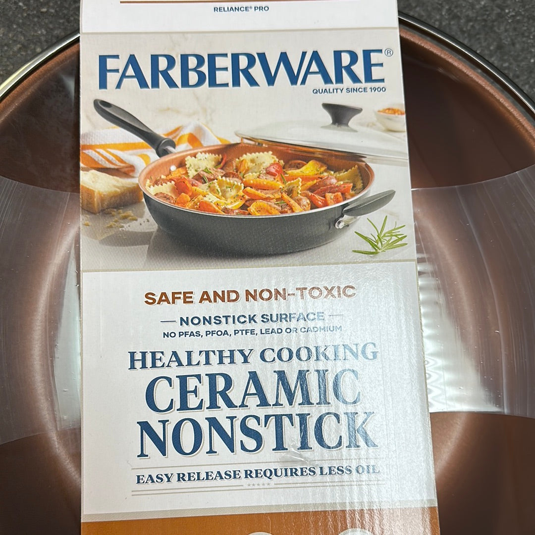 Farberware Ceramic NonStick Deep Fry Pan 12.5”