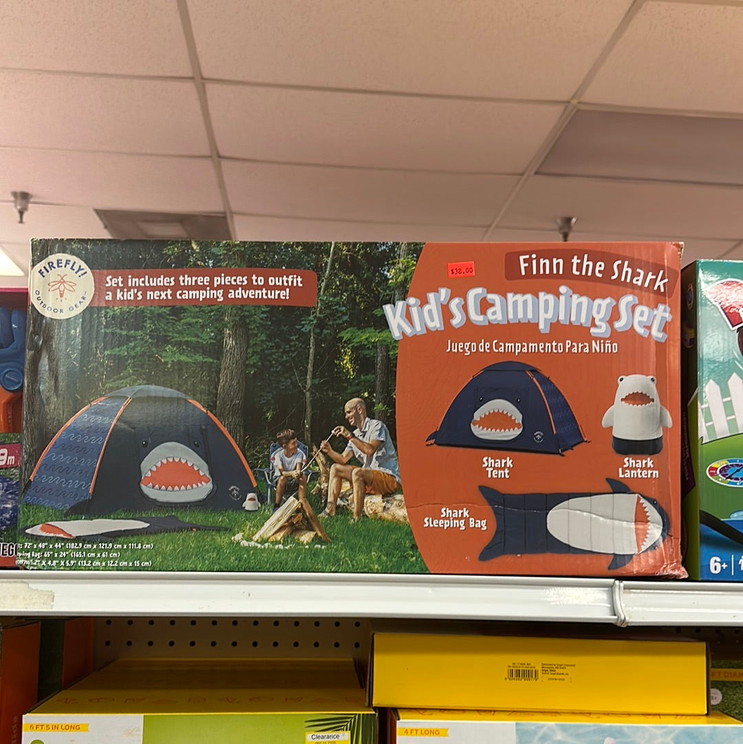 FINN THE SHARK KIDS CAMPING SET