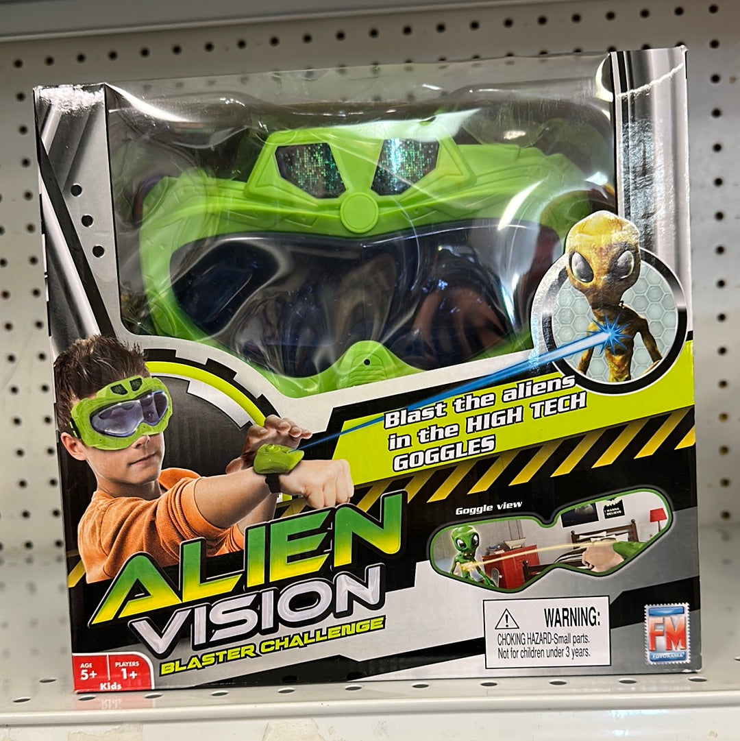 Alien vision blaster challenge