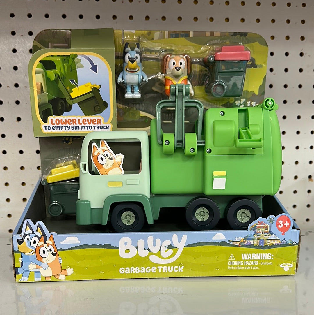 Bluey garbage truck