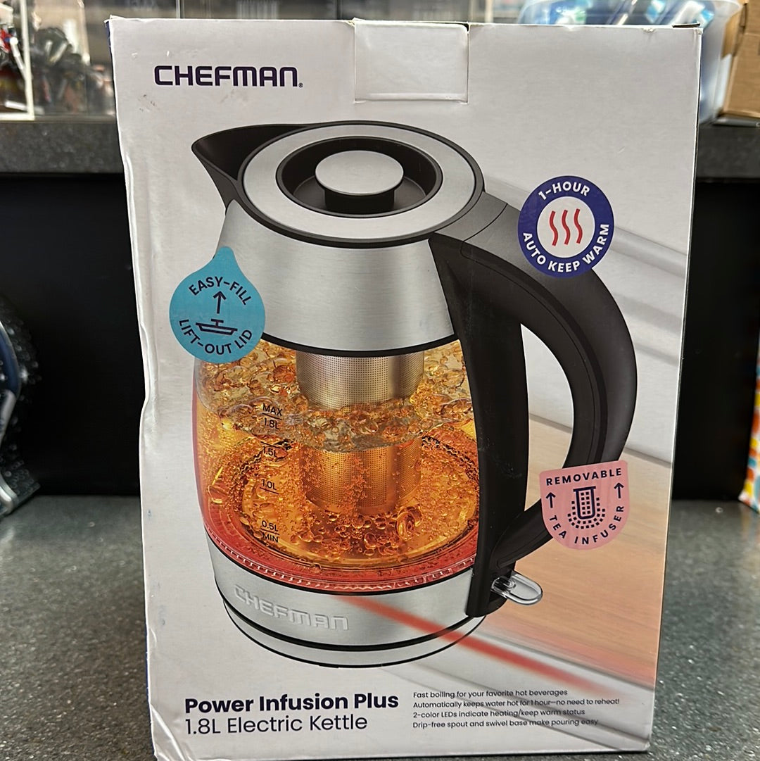 Chefman Eletric Kettle Power Infusion Plus 1.8 L