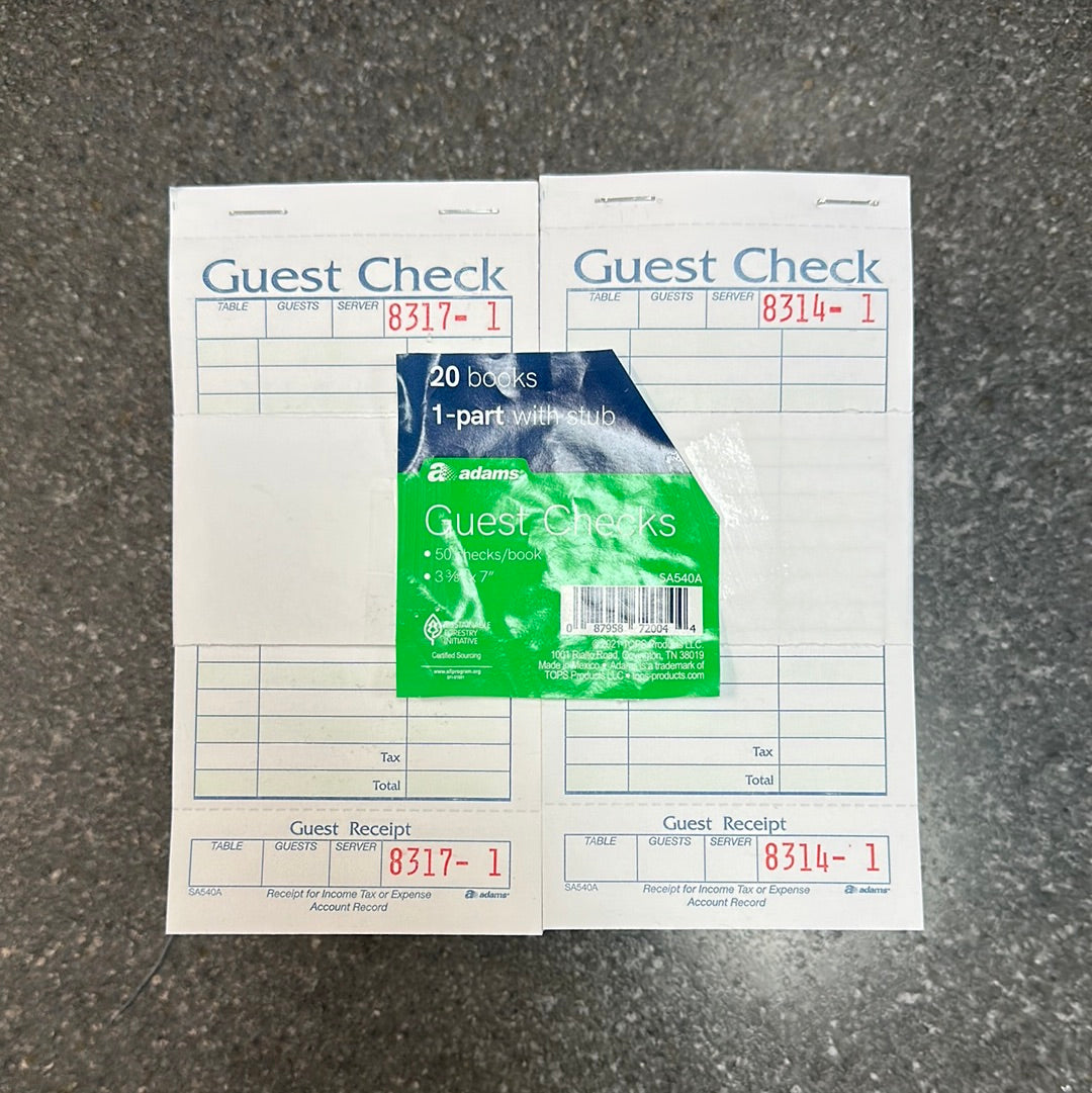 Guest Checks