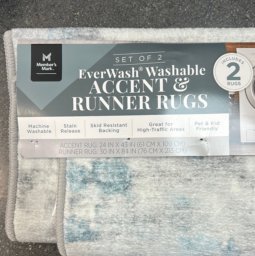 EverWash Washable Accent & Runner Rug