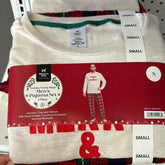 Holiday Men’s Pajama Set Size S