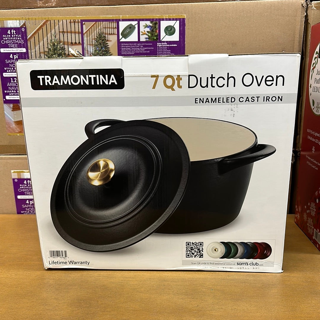 Tramontina 7QT Dutch Oven Enameled Cast Iron