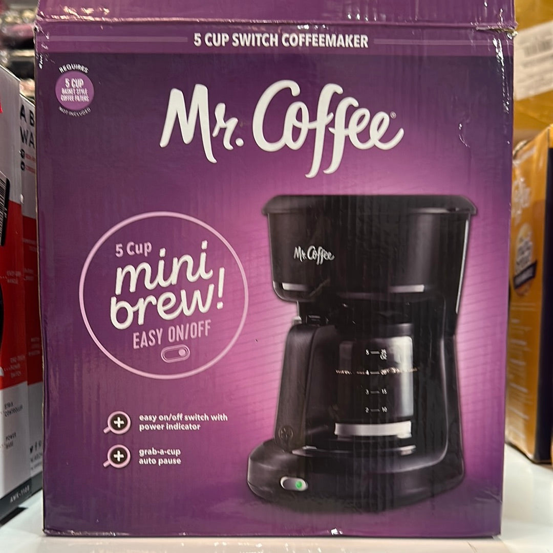 Mr. Coffee 5 Cups mini brew