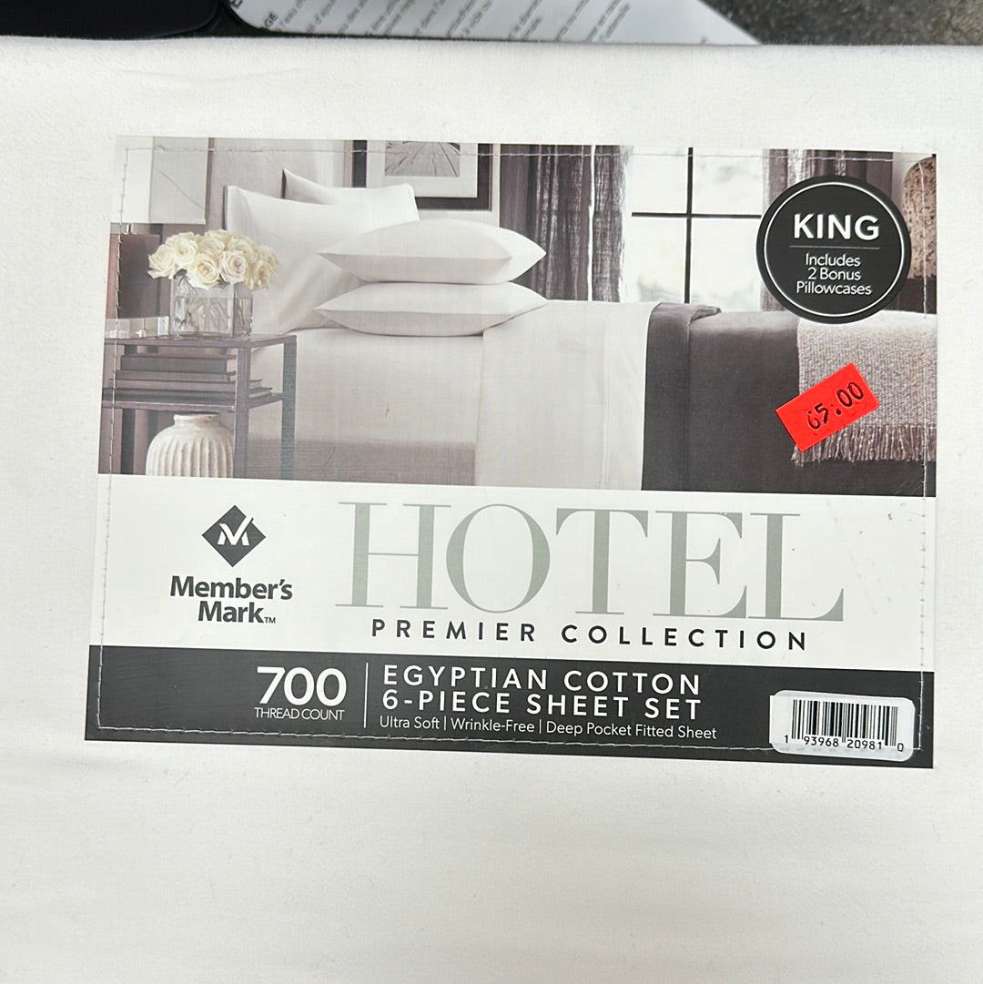 700 Egyptian Cotton 6 Piece