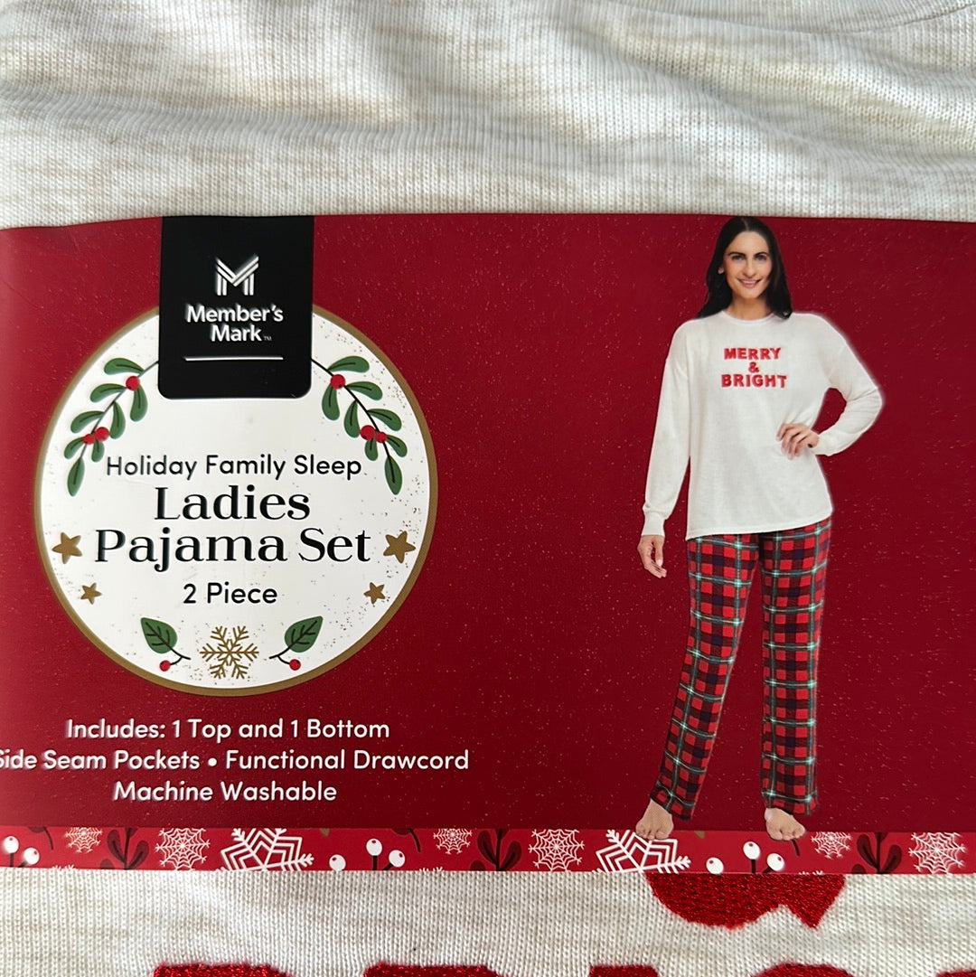 Holiday Ladies Pajama Set Size S