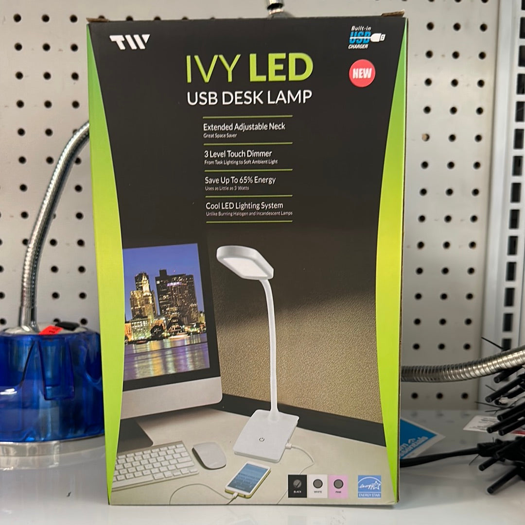 IVY LED USB Desk Lamp