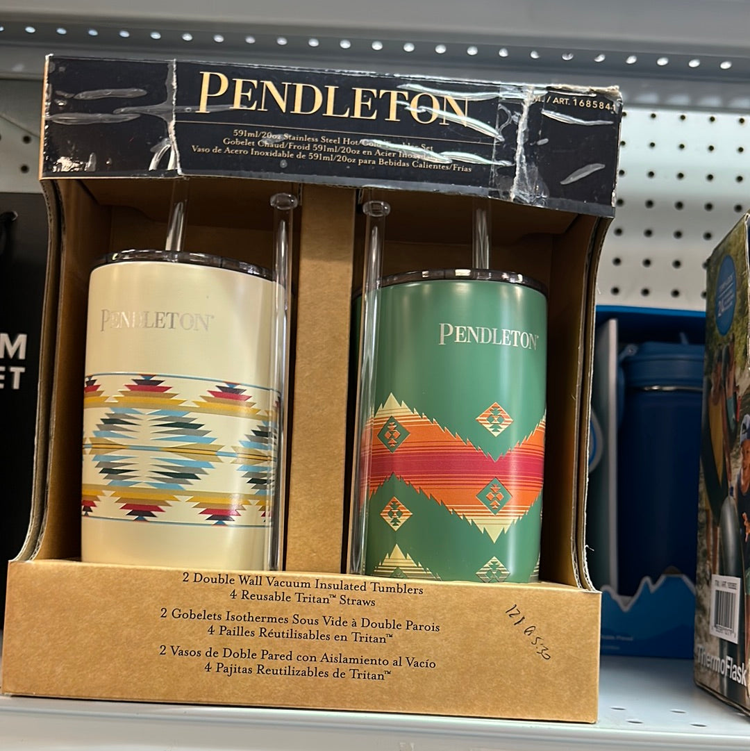 Pendleton stainless steel cups