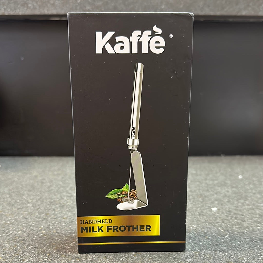 Kaffe Handheld Milk Frother with Stand - Stainless Steel