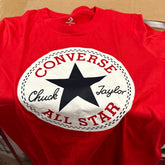 Converse T-shirt size S red