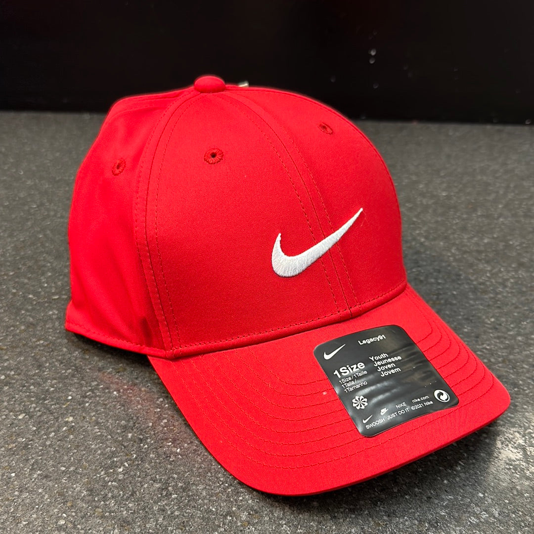 NIKE RED YOUTH CAP