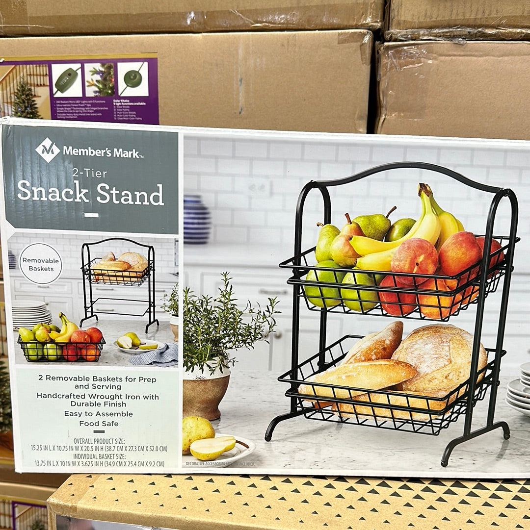 Snack stand 2 tier