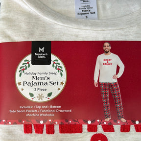 Holiday Men’s Pajama Set Size S