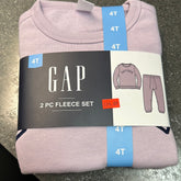 GAP 2pc fleece set 4T