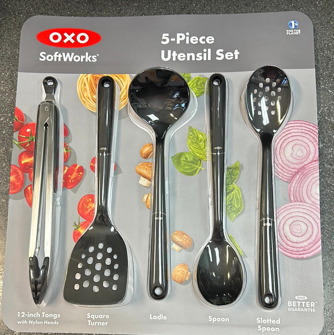 Oxo soft works 5 piece utensil set