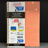 Five star college ruled notebook