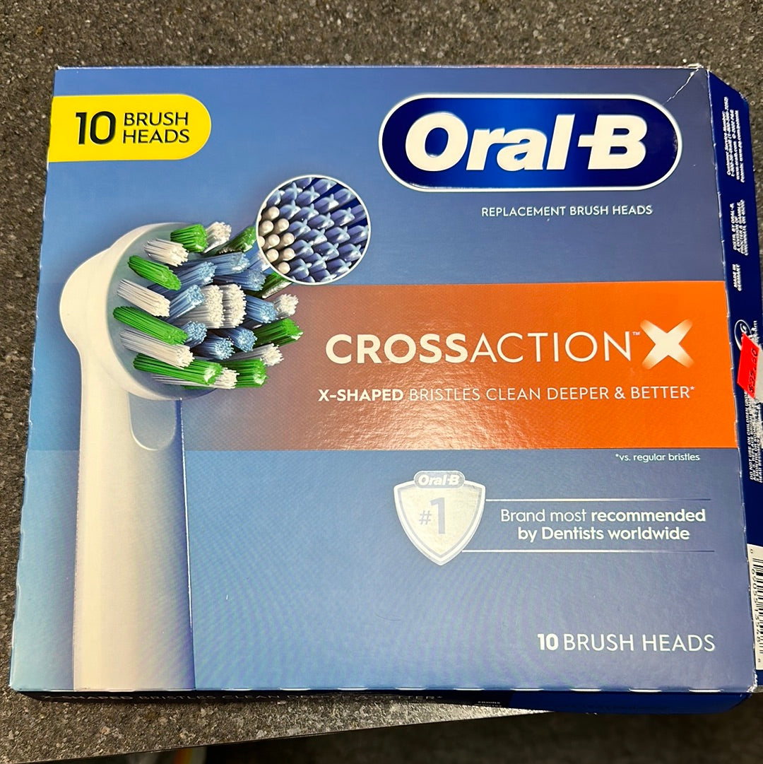 OPEN BOX Oral-B Crossaction 10 pieces